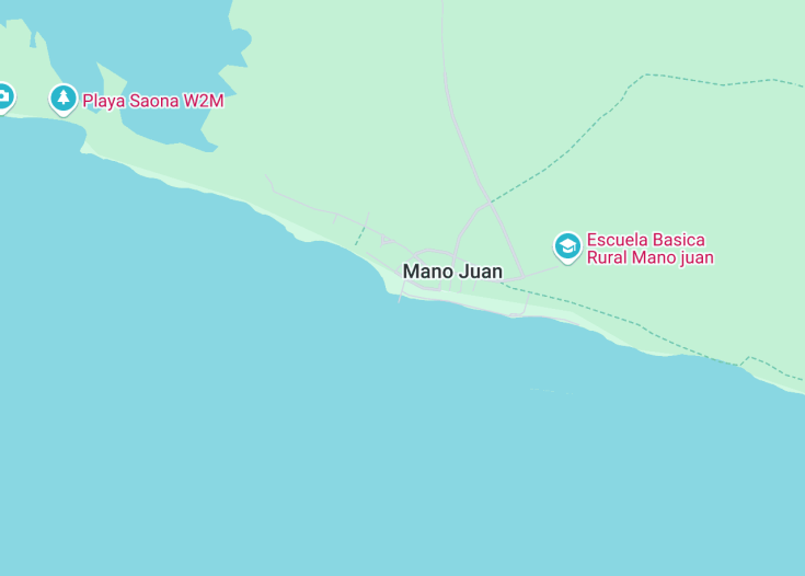 Map of Mano Juan, Dominican Republic