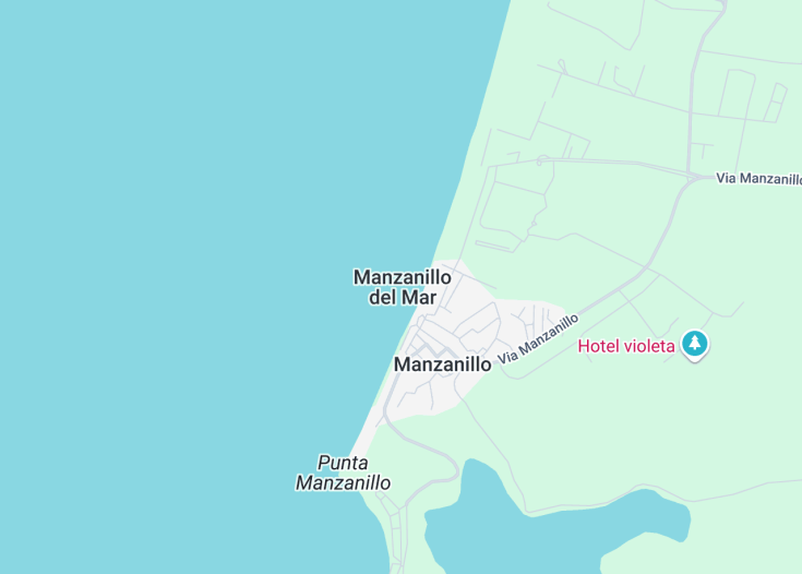 Map of Manzanillo del Mar, Colombia