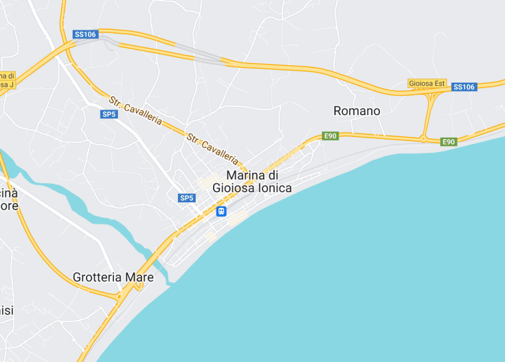 Map of Marina di Gioiosa Ionica, Italy