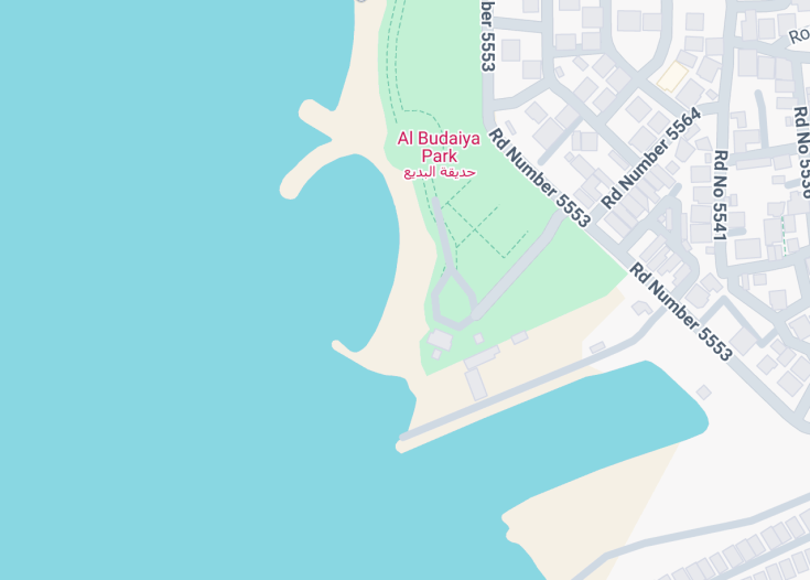 Map of Marine Mania Water Park, Bahrain