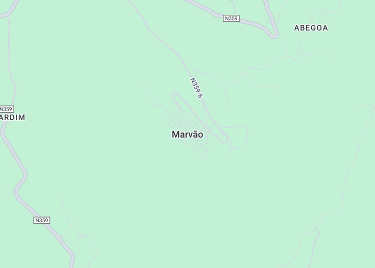 Map of Marvao, Portugal