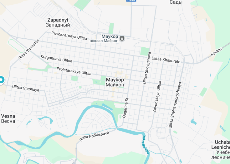 Map of Maykop, Russia