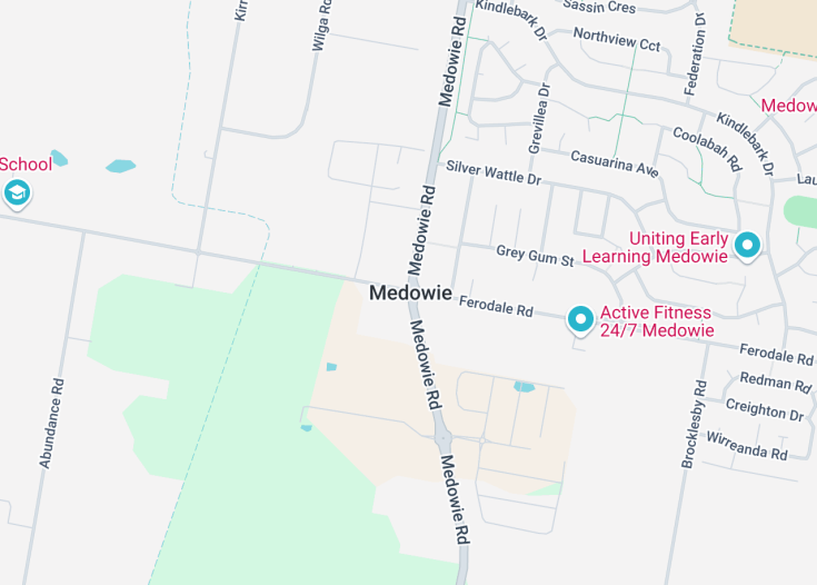 Map of Medowie, Australia