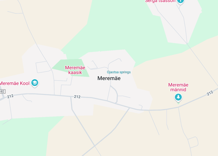 Map of Meremäe, Estonia