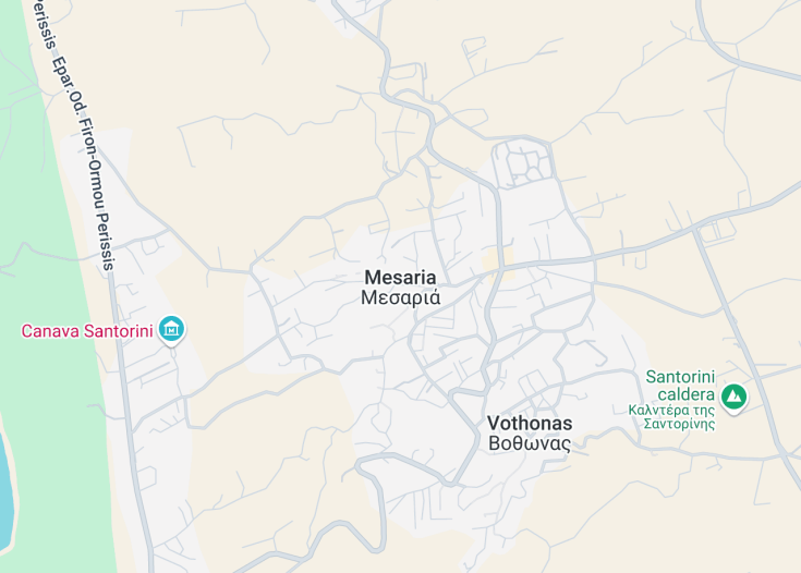 Map of Mesaria, Greece