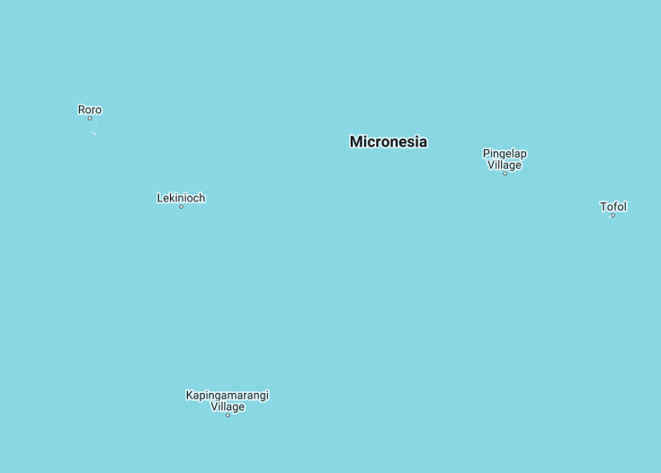 Map of Micronesia, 