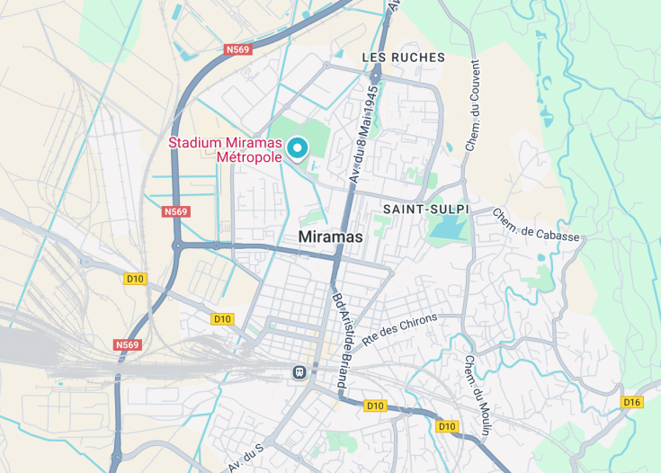 Map of Miramas, France