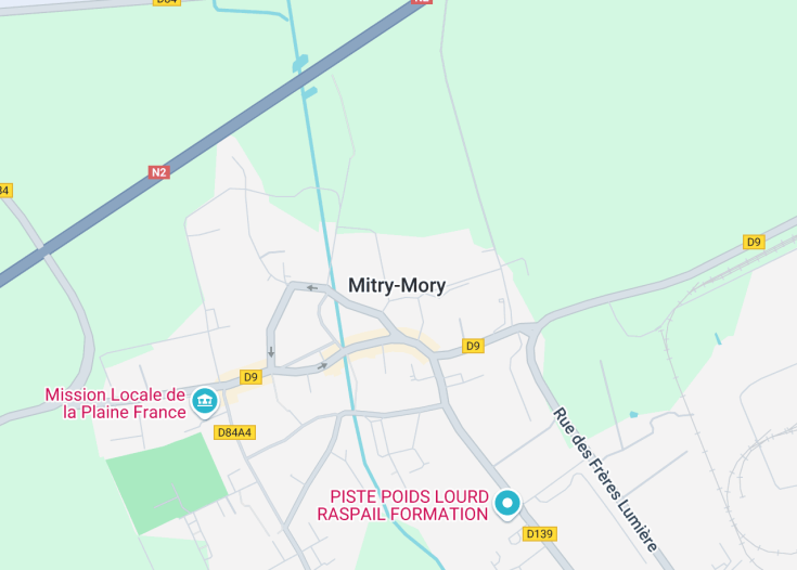 Map of Mitry-Mory, France