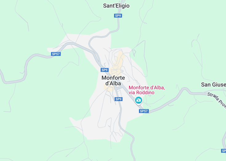 Map of Monforte d’Alba, Italy