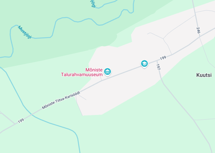 Map of Mõniste Talurahvamuuseum, Valga