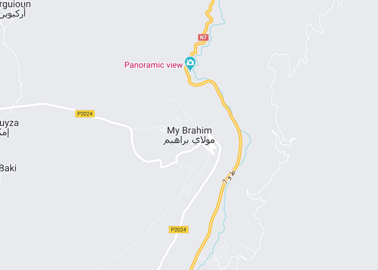 Map of Moulay Brahim, Morocco