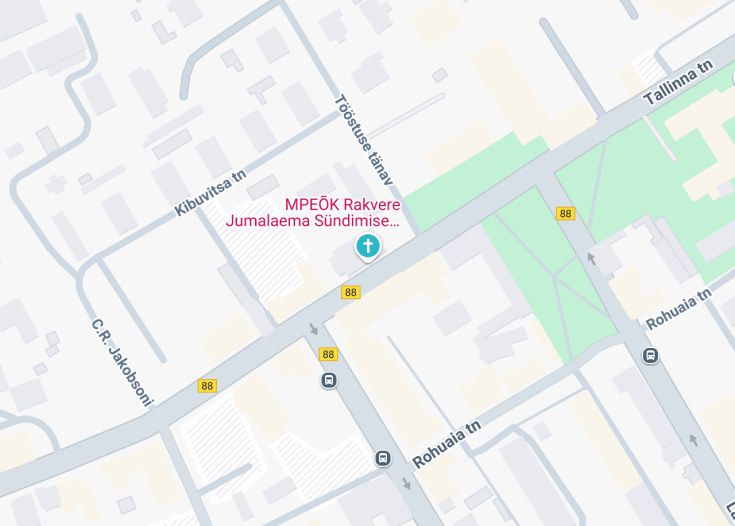 Map of MPEÕK Rakvere Jumalaema Sündimise Kogudus, Rakvere