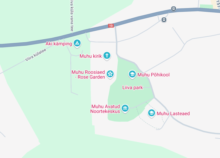 Map of Muhu Roosiaed (Rose garden), Muhu