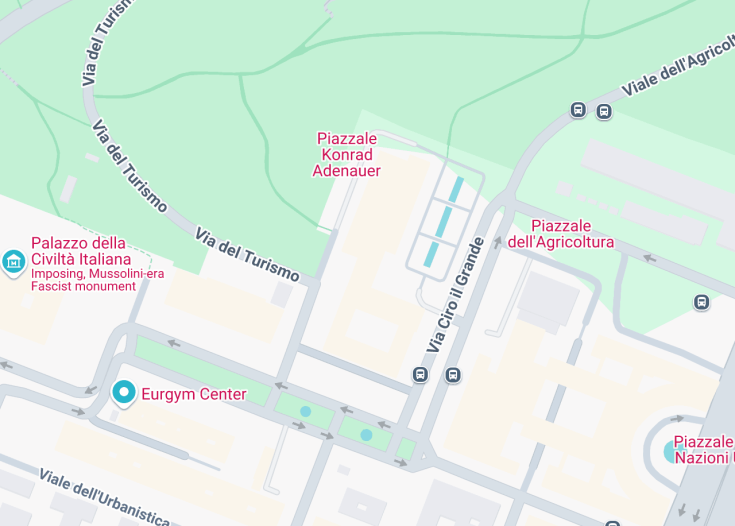 Map of Mussolini’s air raid shelter at Palazzo degli Uffici, Rome