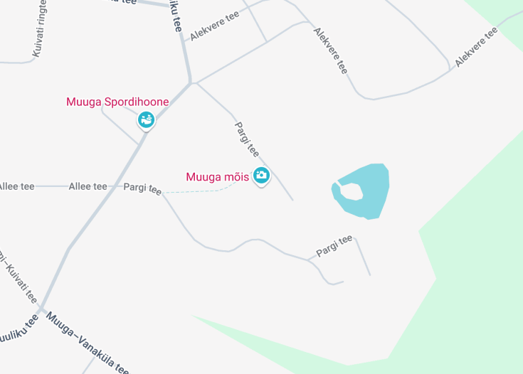 Map of Muuga mõis, Muuga