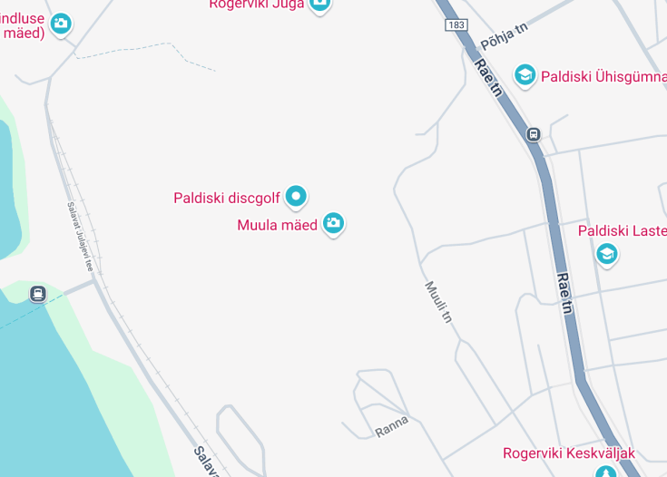Map of Muula Mäed (Peter I Fortress), Paldiski