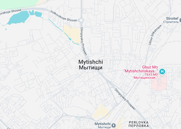 Map of Mytishchi, Russia