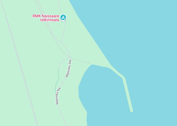 Map of Naissaare Railway, Naissaar