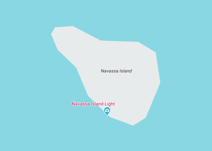 Map of Navassa Island (USA), 