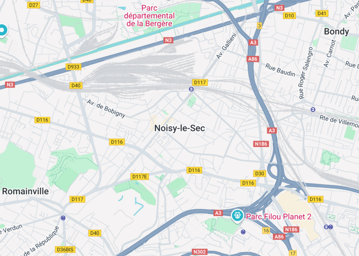 Map of Noisy-le-Sec, France