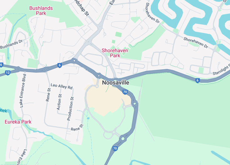 Map of Noosaville, Australia