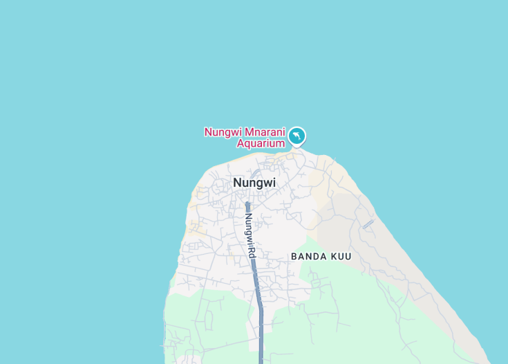 Map of Nungwi, Tanzania