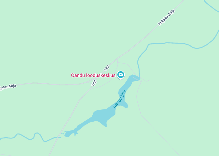 Map of Oandu-Võsu matkarada, Võsu