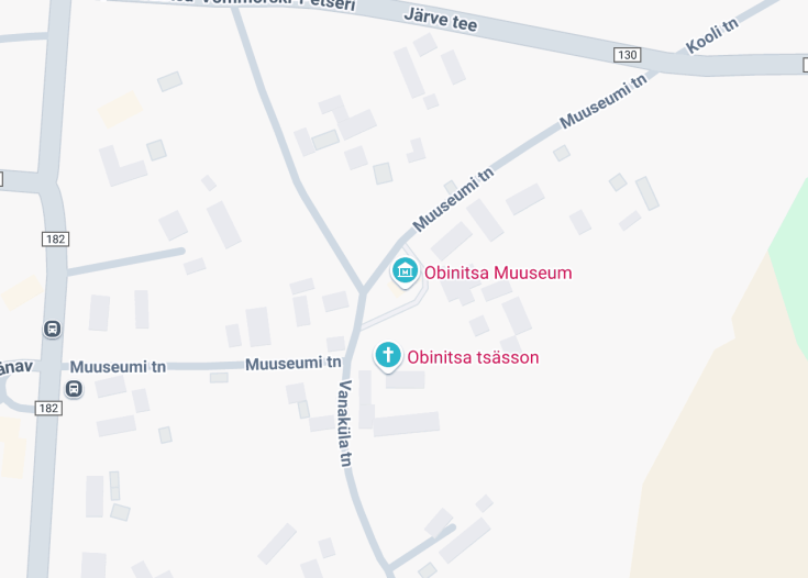 Map of Obinitsa museum, Obinitsa