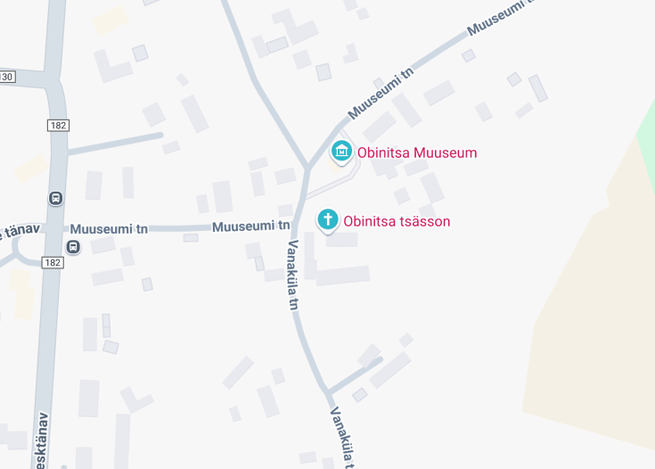 Map of Obinitsa tsässon, Obinitsa