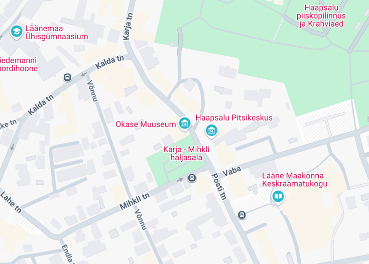 Map of Okase Muuseum, Haapsalu