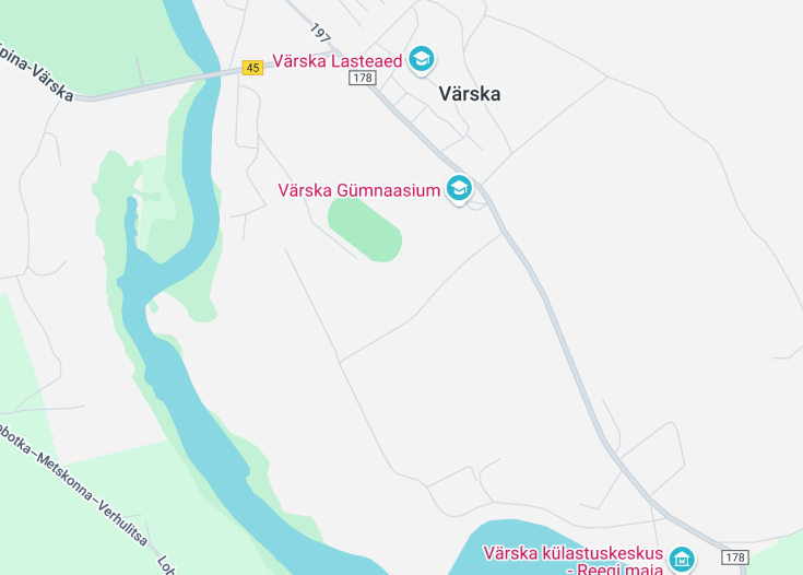 Map of Õrsava Lake hiking trail, Värska