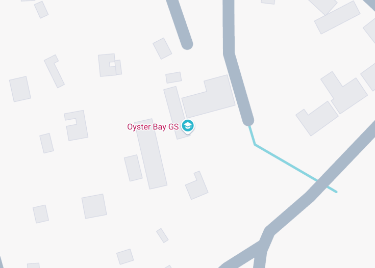 Map of Oyster Bay, Rodrigues (Mauritius)