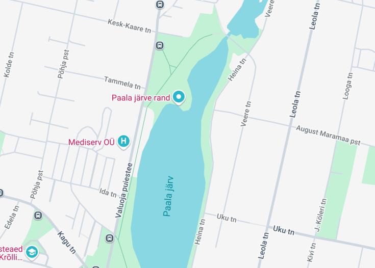 Map of Paala järv, Viljandi