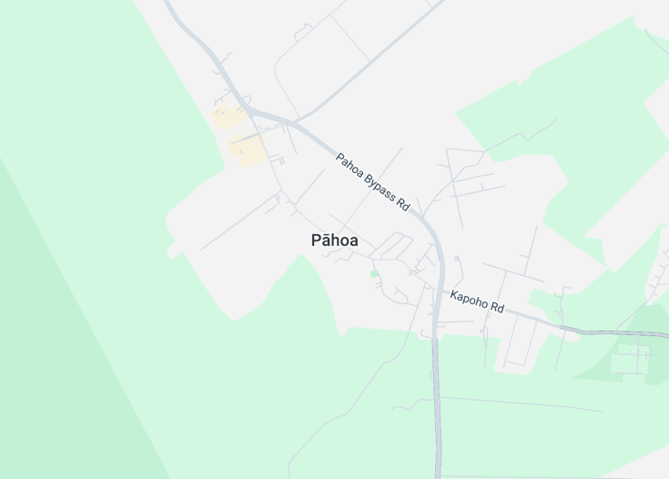 Map of Pāhoa, Hawaii (USA)