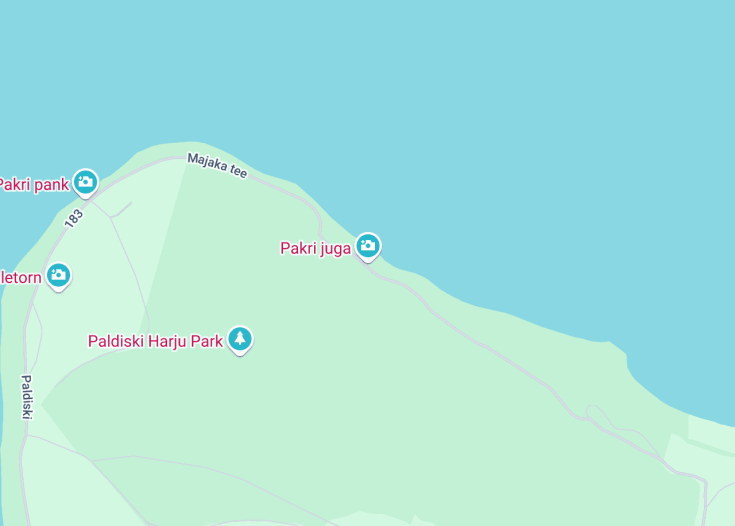 Map of Pakri juga, Paldiski