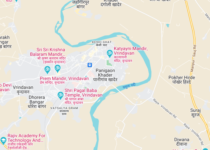 Map of Panigaon Khader, India