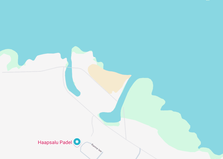 Map of Paralepa beach, Haapsalu