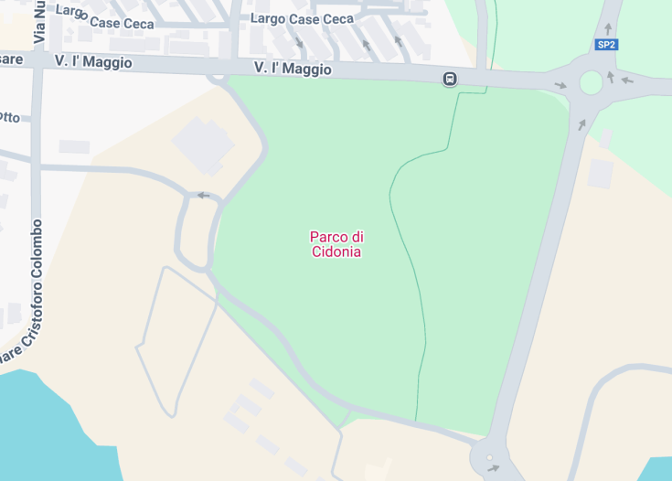 Map of Parco di Cidonia, Italy