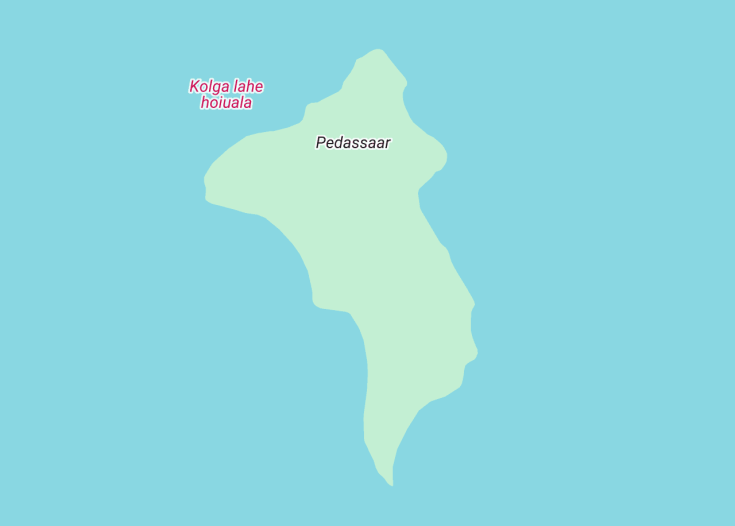 Map of Pedassaar, Estonia