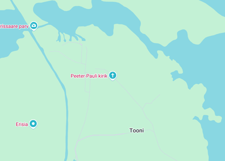 Map of Peeter-Pauli kirik, Piiri