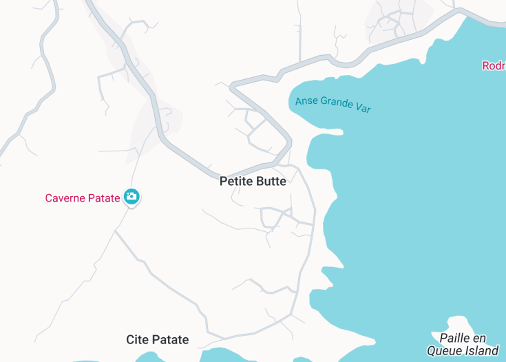 Map of Petite Butte, Mauritius