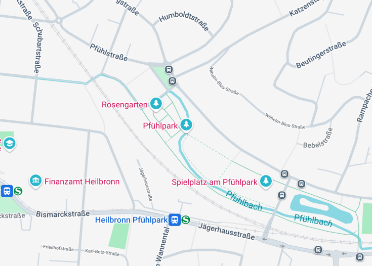 Map of Pfühlpark, Germany