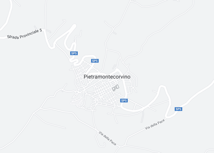 Map of Pietramontecorvino, Italy