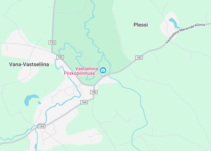 Map of Piusa jõe ürgoru matkarada, Vastseliina