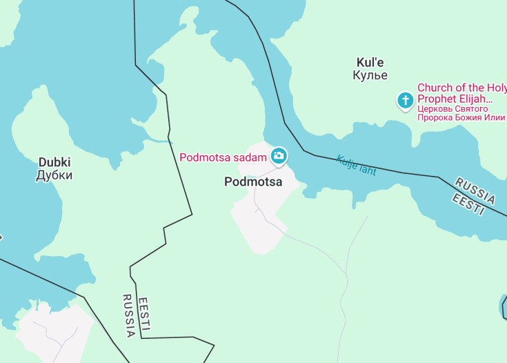 Map of Podmotsa, Estonia