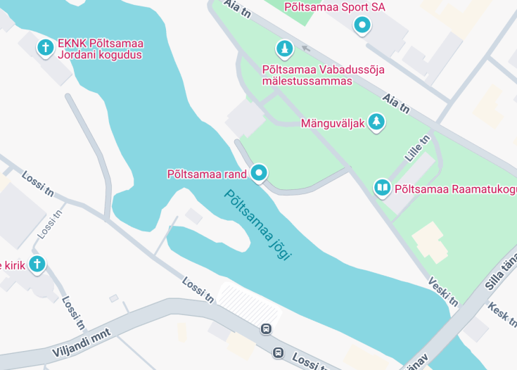 Map of Põltsamaa rand, Põltsamaa