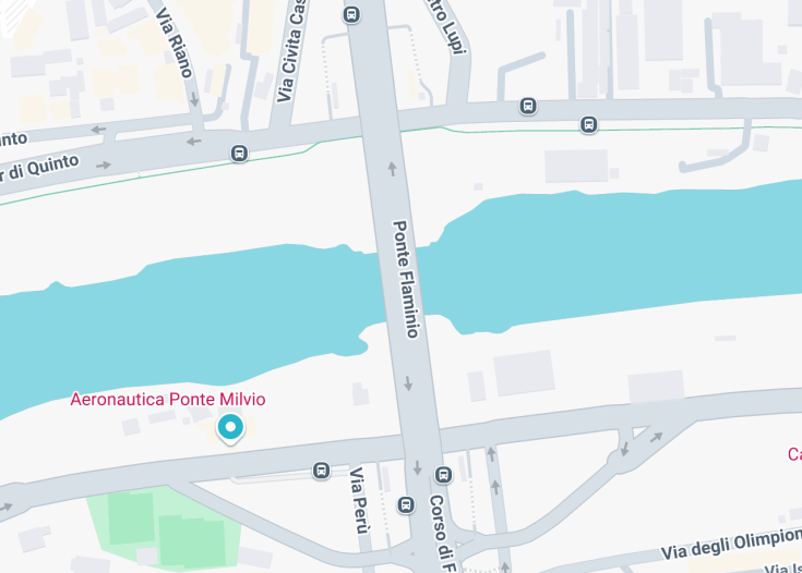 Map of Ponte Flaminio, Rome