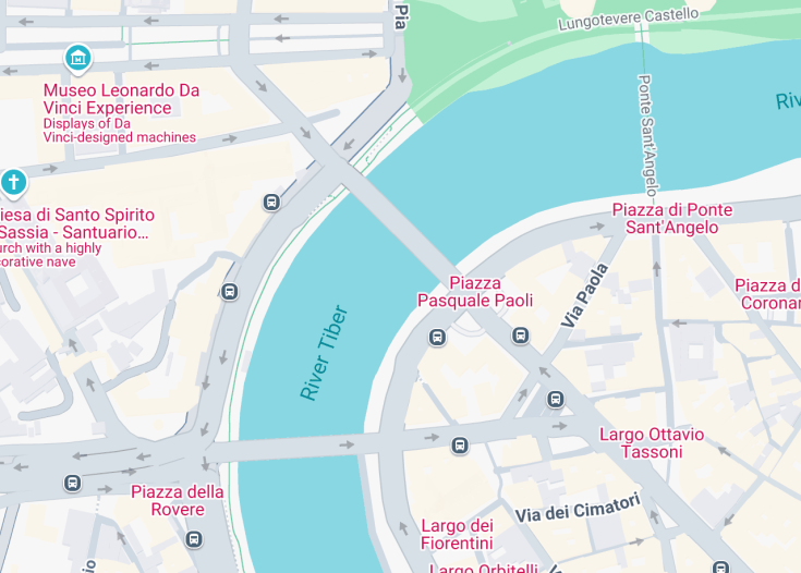 Map of Ponte Neroniano (Trionfale), Rome