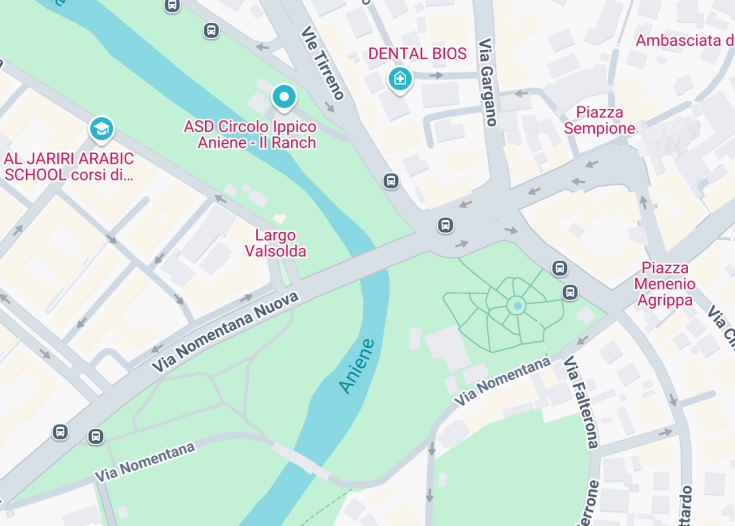 Map of Ponte Tazio, Rome