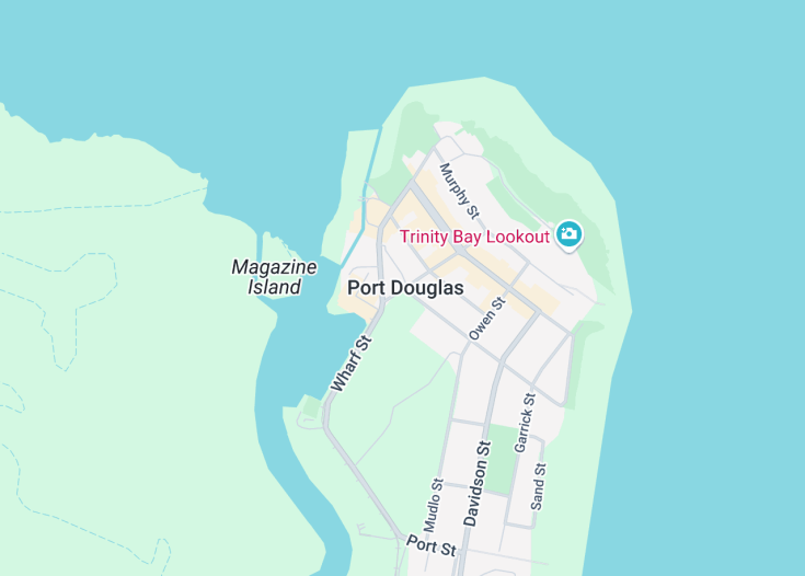 Map of Port Douglas, Australia